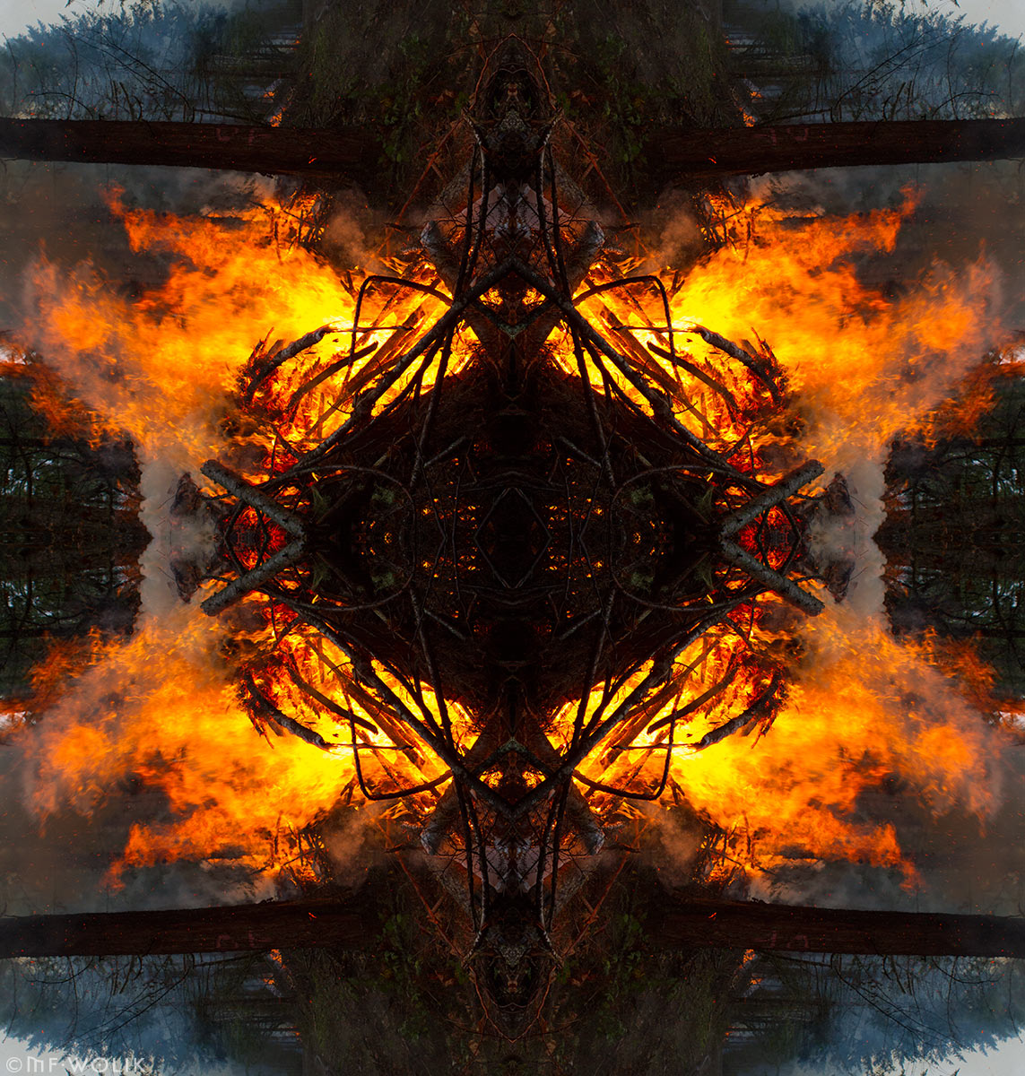 Cerro Gordo Fire MF Wolik Photography