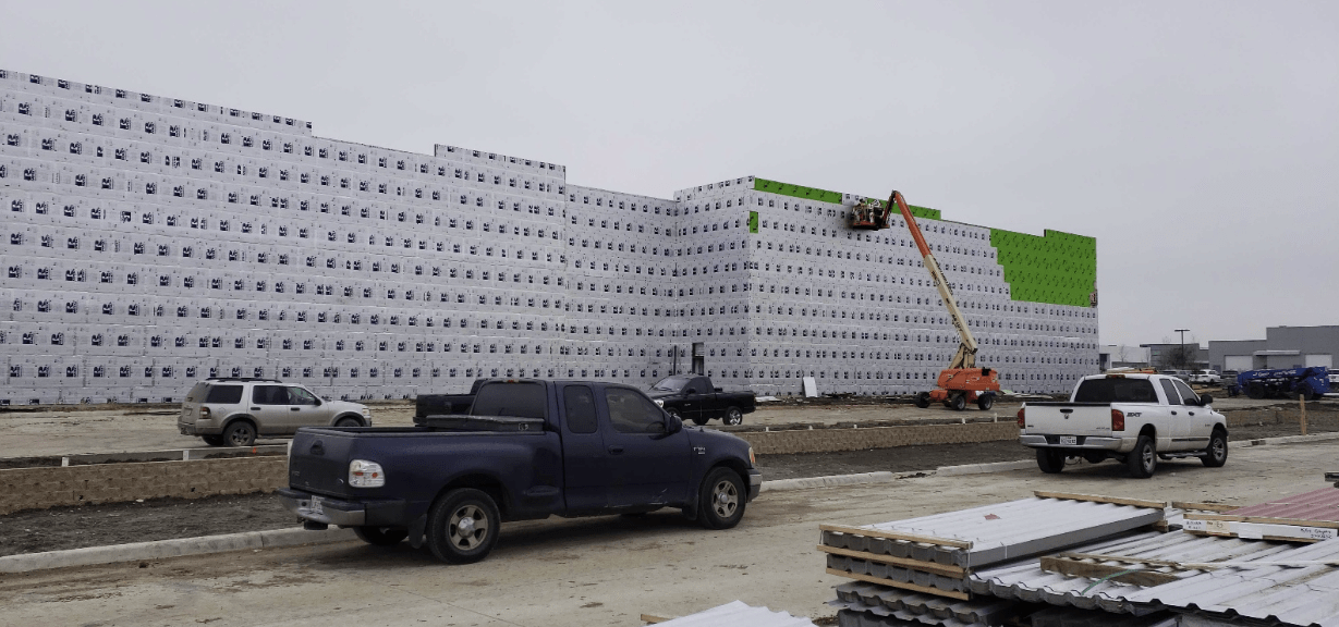 All Storage Arlington Bldg B MG Drywall