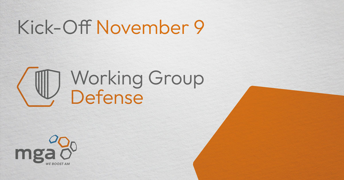 KickOff Working Group Defense MGA Mobility MGA Medical Mobility goes Additive e.V.