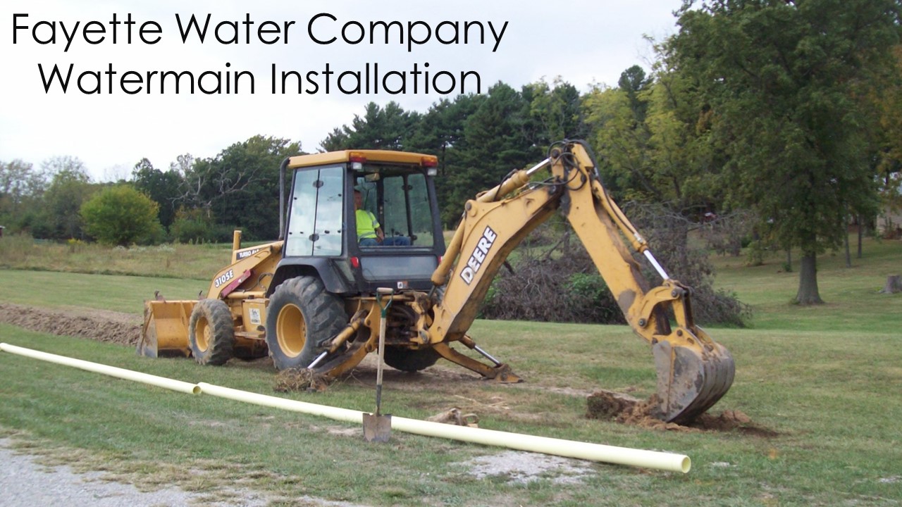 Fayette Water Company MG Engineers