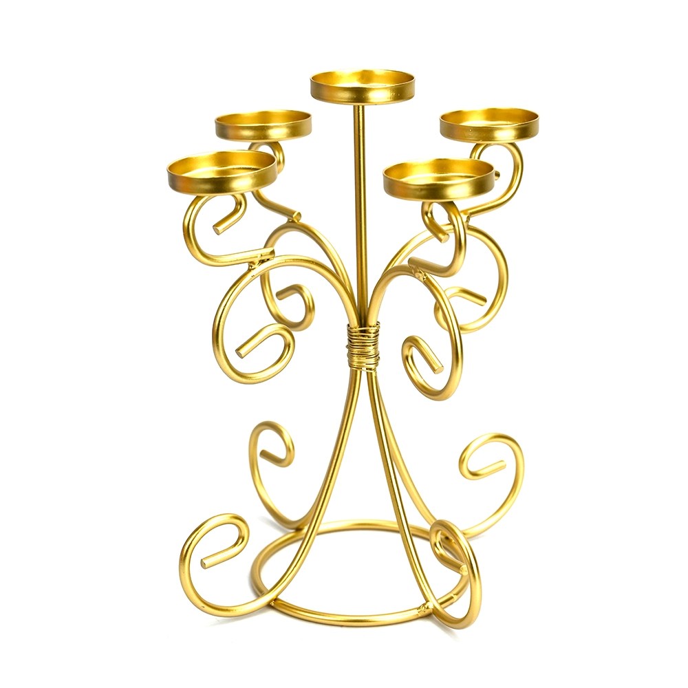 5 Arm Gold Candelabra MG Influences