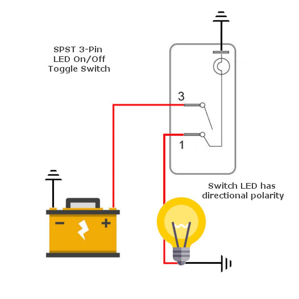 Led Toggle Switch With 12v Lighted Tip Mgi Sdware