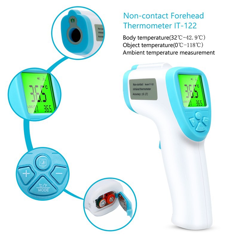 BRAV NONCONTACT INFRARED THERMOMETER MODEL IT122 MGI Wellness