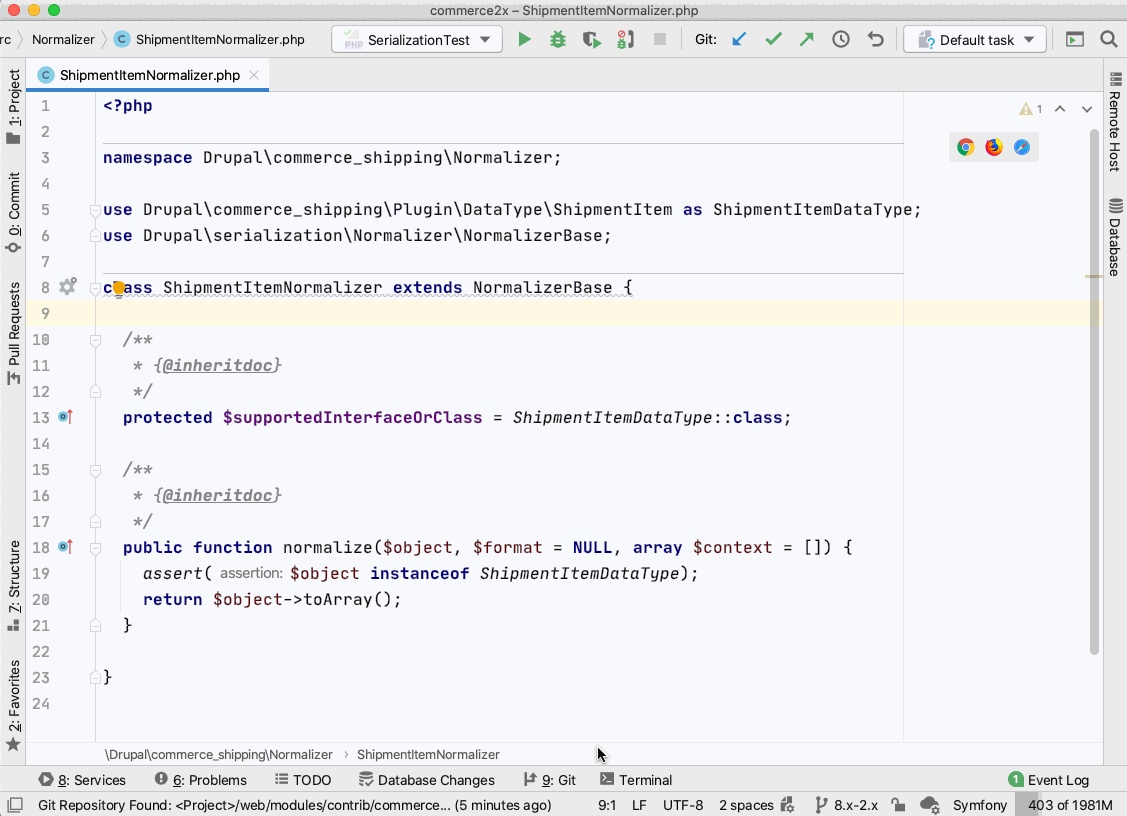 PhpStorm trick keyboard shortcut to expand your tool window