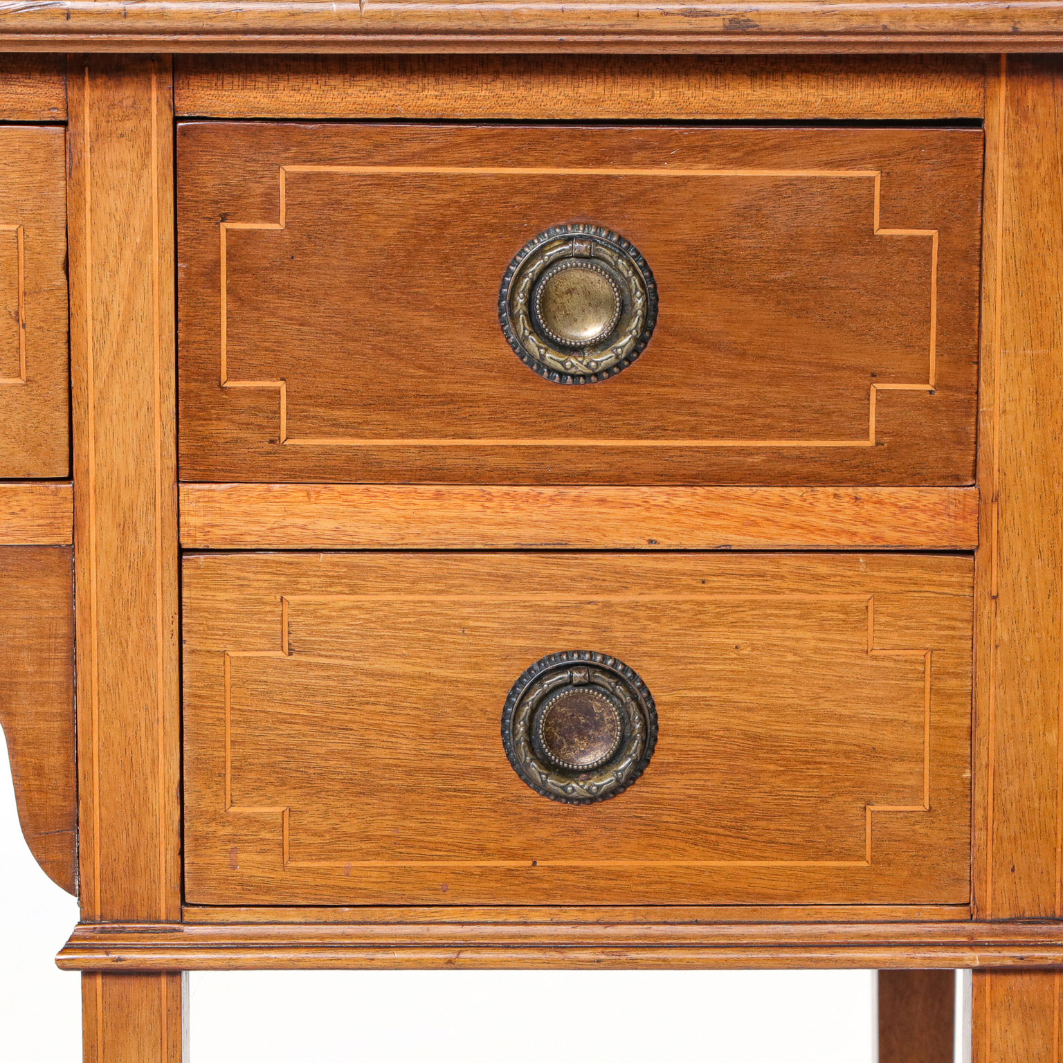 19th C. English Mahogany Side Serving Table Montgomery Antiques