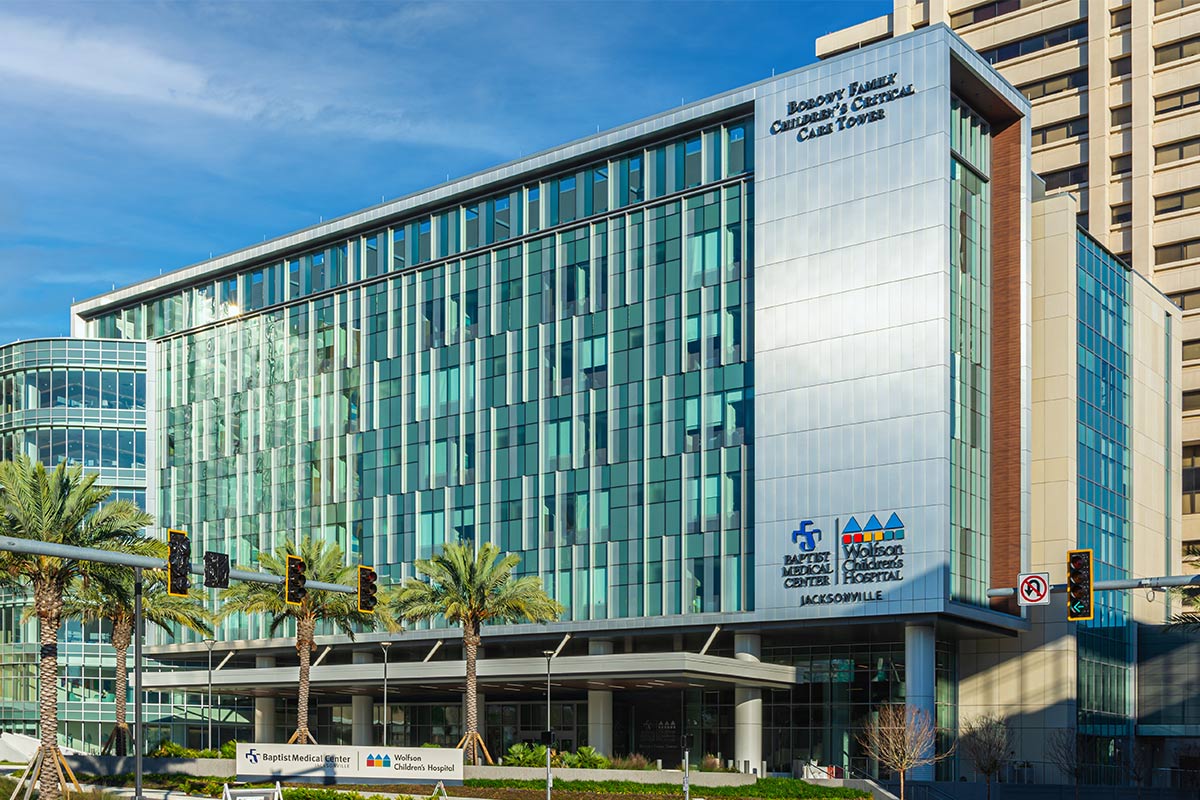 BAPTIST WOLFSON CHILDREN'S CRITICAL CARE TOWER MG McGrath Inc. Sheet