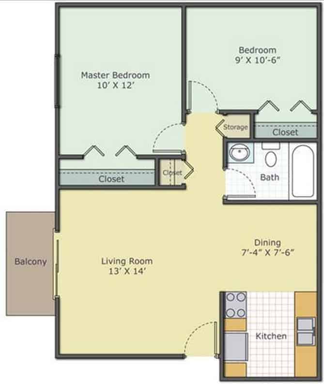 Deer Run Apartments, 4307 Duke St., Kalamazoo, MI 49008 MGM Property