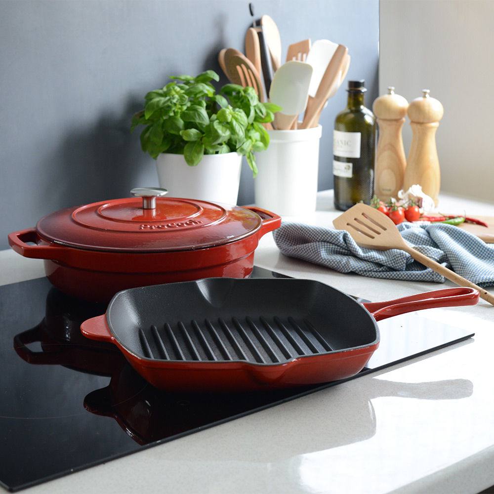 KIRKTON HOUSE MINI ROUND CAST IRON POTS, SET OF 2 MGMUK