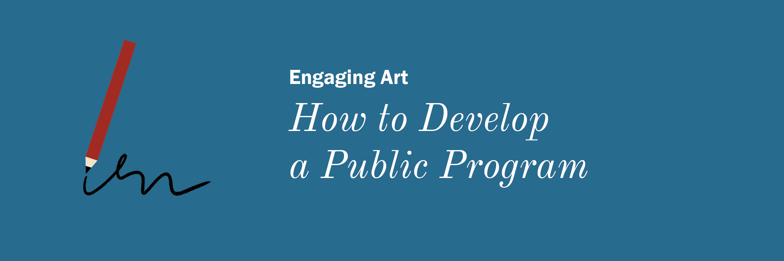 How to Develop a Public Program MGNSW