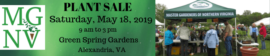 MGNV Plant Sale Green Spring Gardens Master Gardeners of Northern