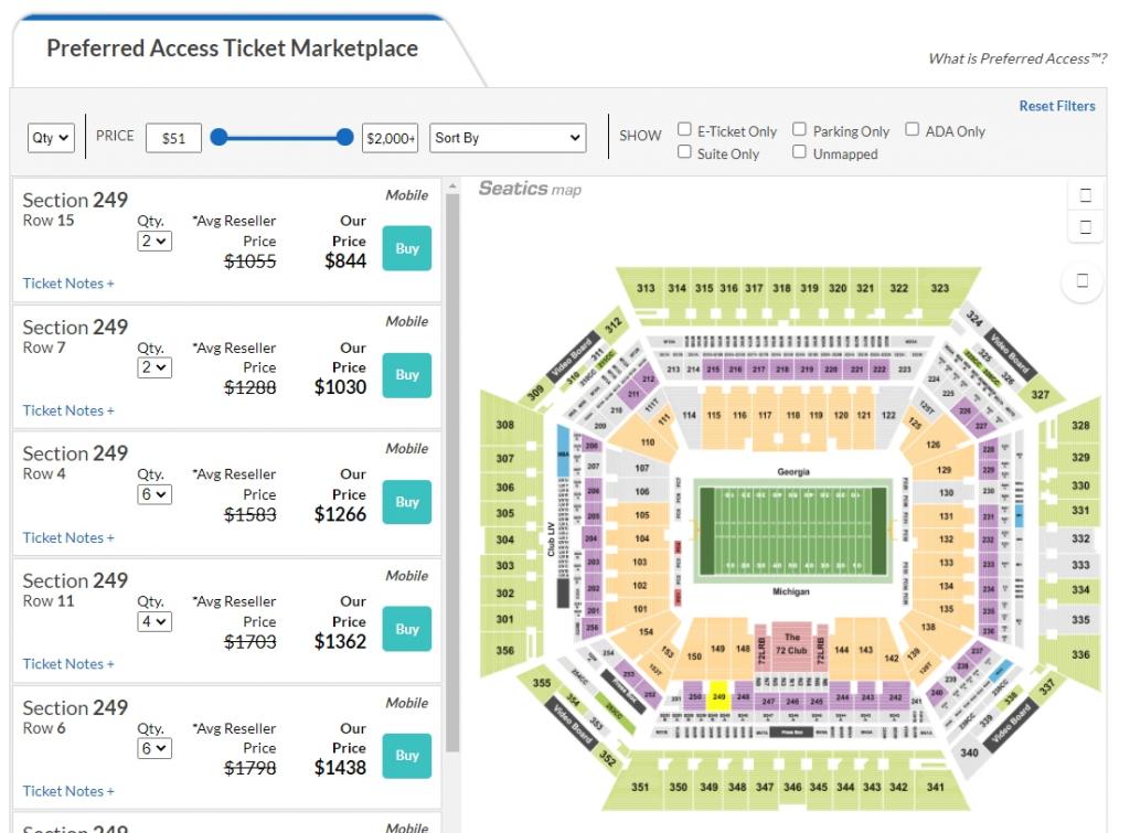 Sponsor Note Orange Bowl Tickets Prices Have Come Down mgoblog