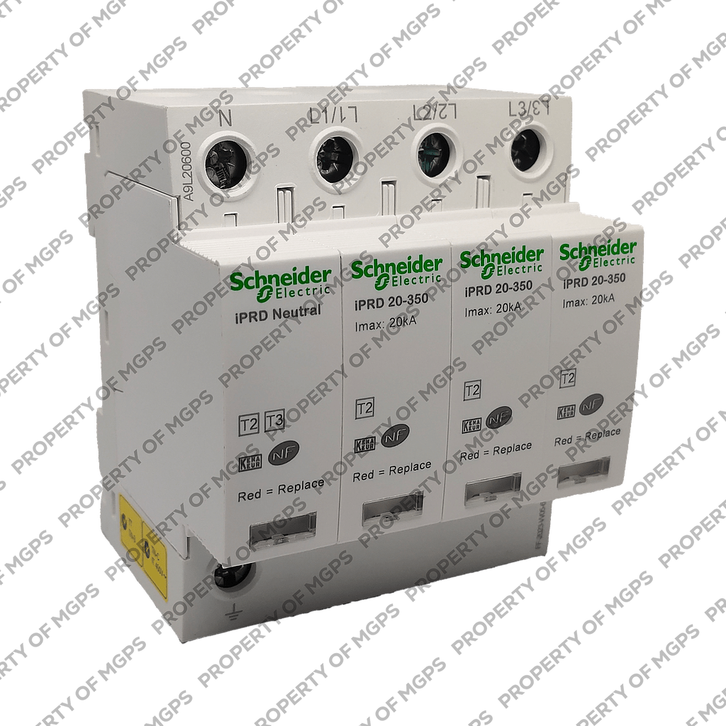 Schneider IPRD20 modular surge arrester 3P + N 350V My site