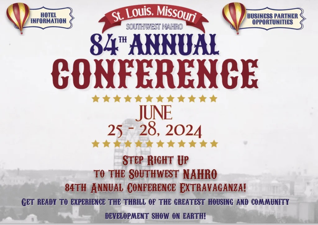 SW NAHRO 2024 Annual Conference Missouri Housing Authorities Property