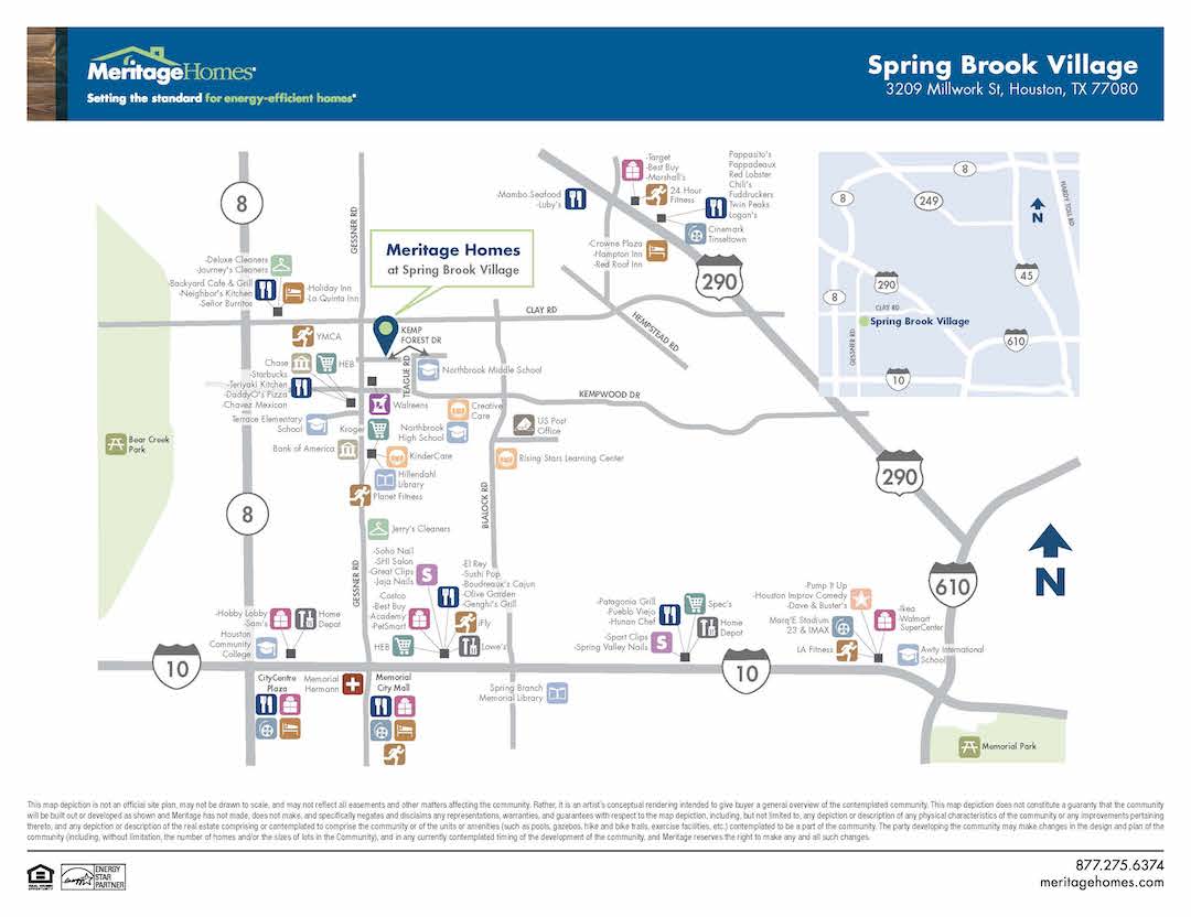 New Home Community Spring Brook Village Townhome Collection By