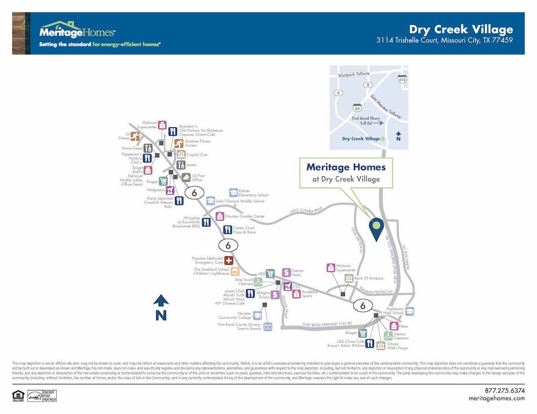 Dry Creek Village by Meritage Homes New Homes for sale in Missouri City, TX