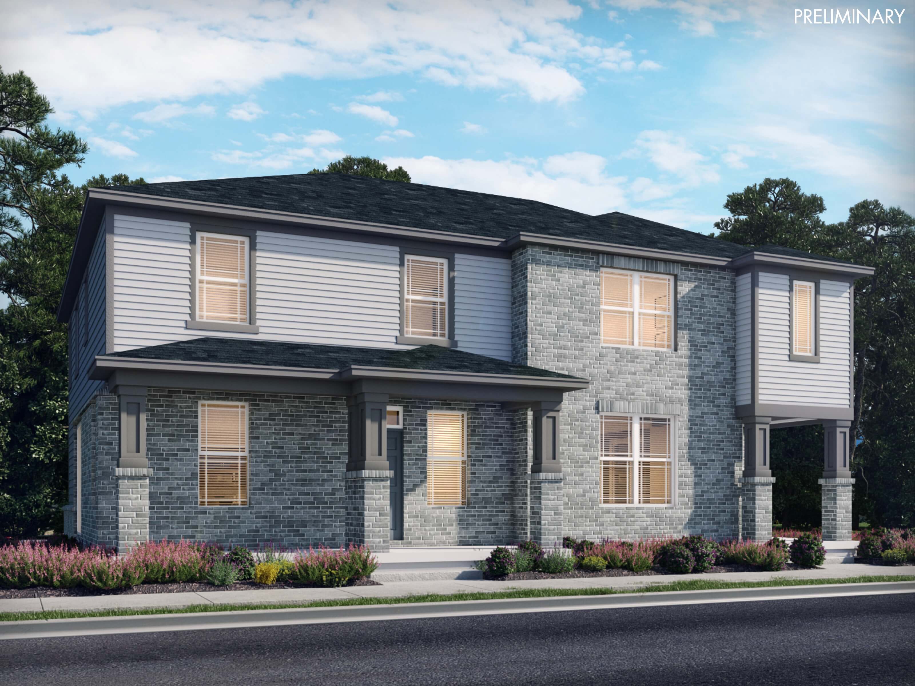 The Breckenridge Floorplan in Horizon Uptown The Mountain Collection