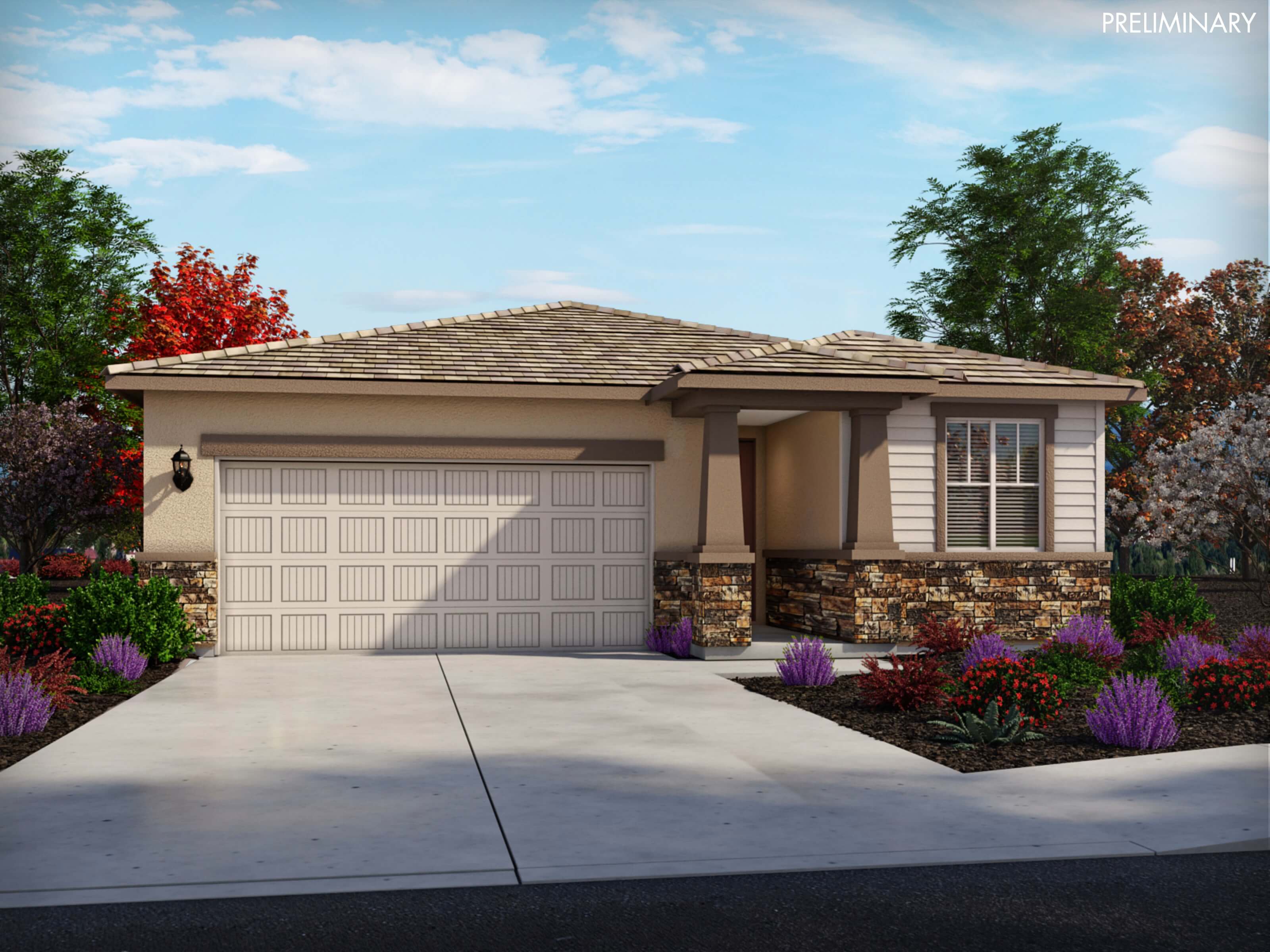 Residence 2 Floorplan in Tramore Village at Vanden Meadows