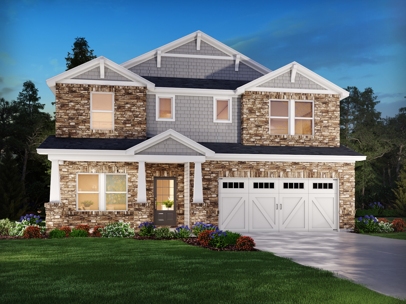 New Home Community The Oaks at Dawson By Meritage Homes