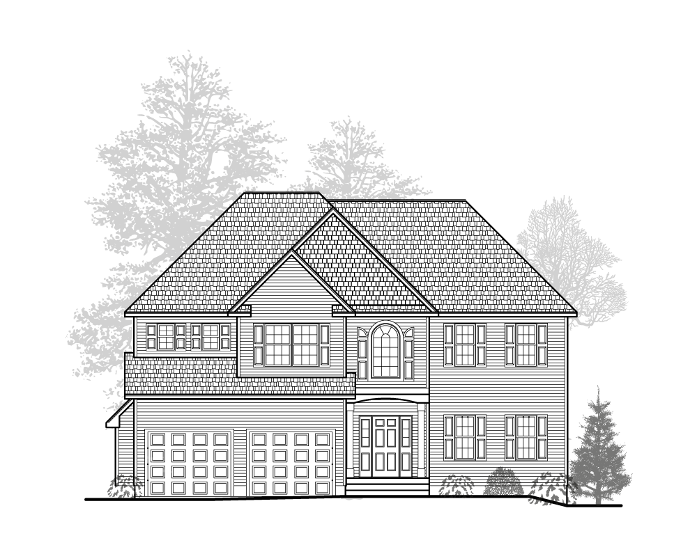 The Jefferson II Custom Home Builders of the Hudson Valley, NY Mid