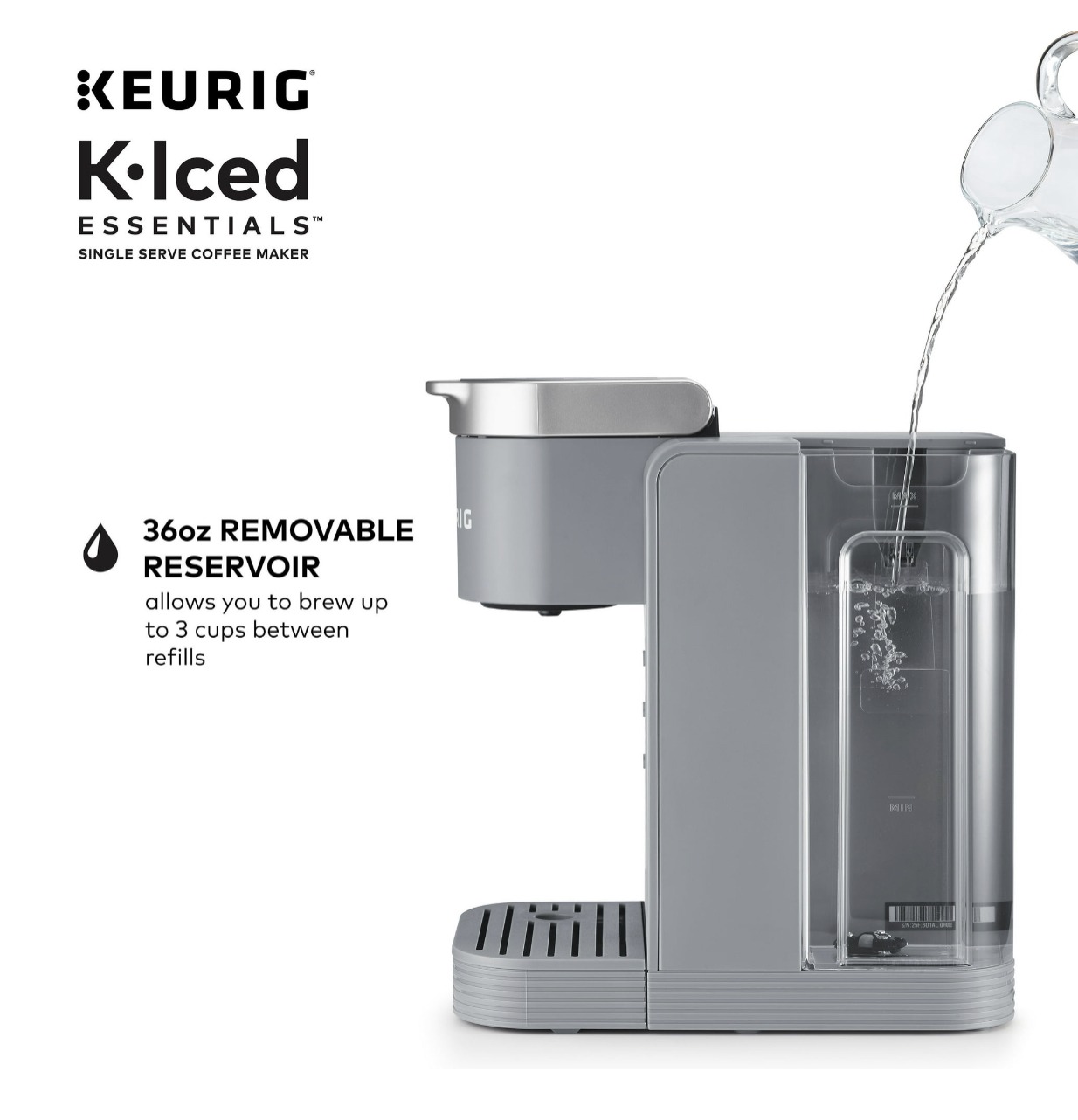 Keurig K-Iced Essentials Iced & Hot Single-Serve Coffee Maker ARTIC
