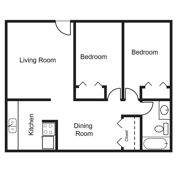 Floorplans Murray Hill Apartments