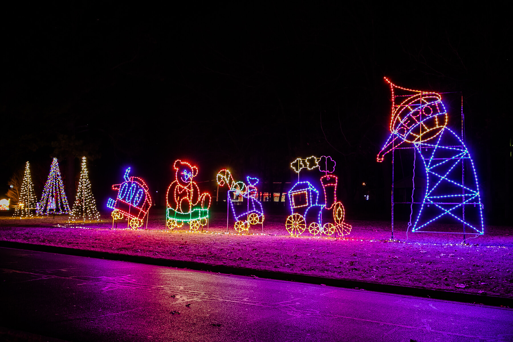 Coulter Lights will be drive through only starting Thursday Mountain