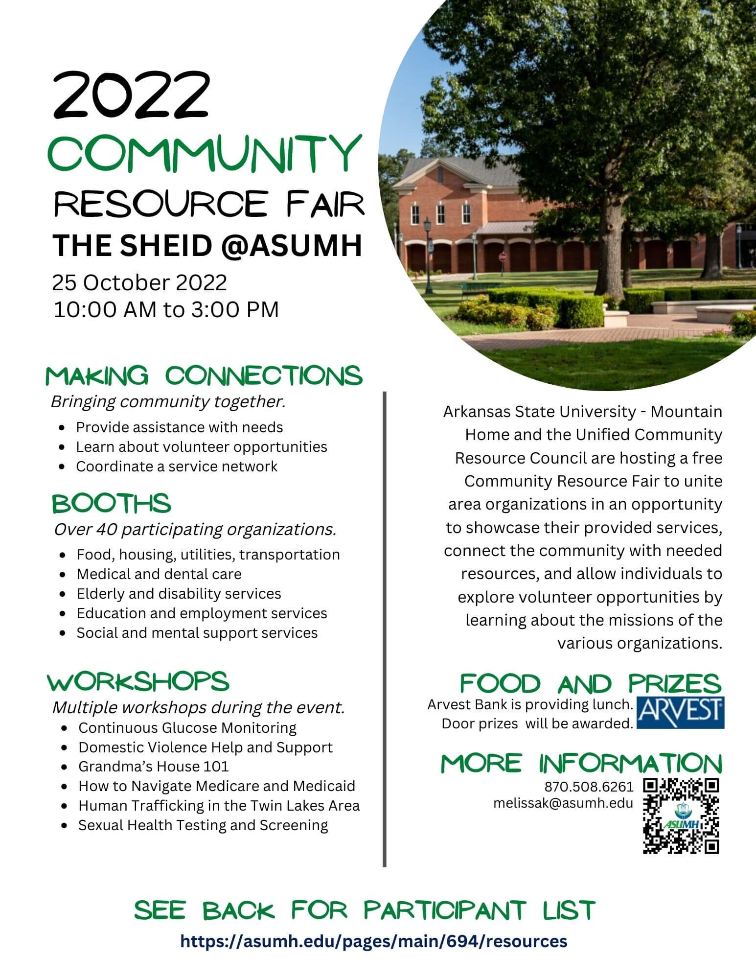 ASUMH to host free Community Resource Fair Mountain Home Observer