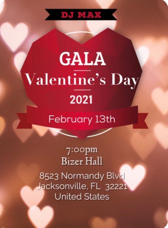 Valentine’s Day Gala 2021 Most Holy Redeemer Catholic Church Jacksonville