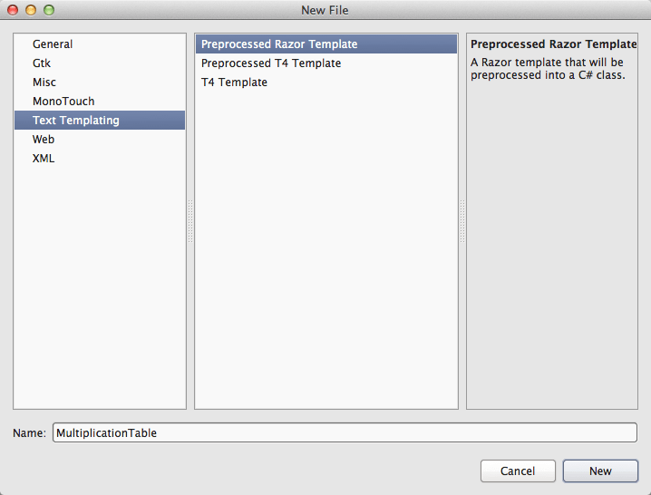 Razor Preprocessed Templates · mhut.ch
