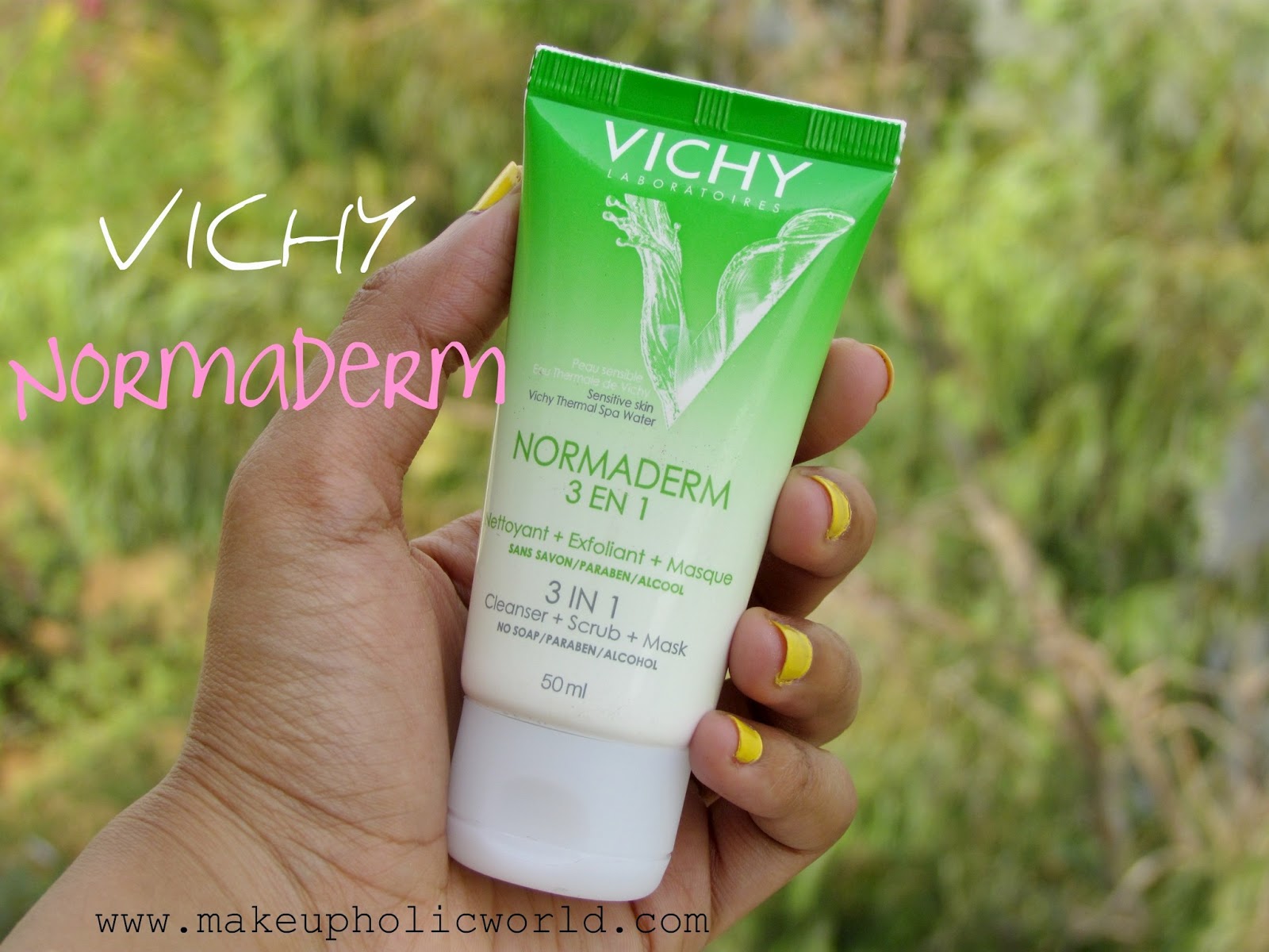Vichy Normaderm 3 IN 1 Cleanser, Scrub and Mask MAKEUPHOLIC WORLD