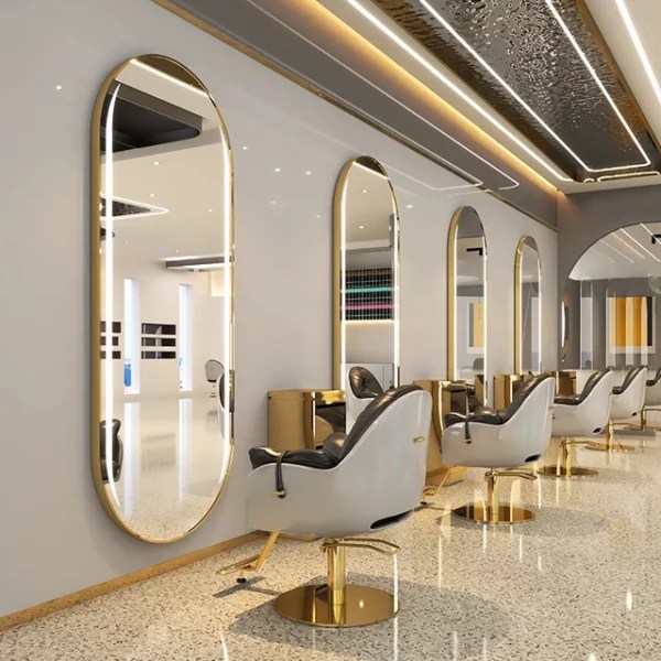 MiMirror Oval Wall Beauty & Hair salon LED Mirror MiMirror