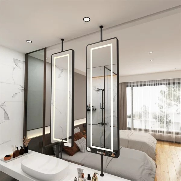 MiMirror Rectangular Hanging LED Bathroom Mirror MiMirror