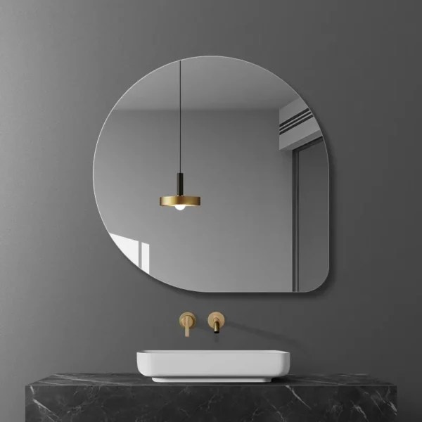 MiMirror Modern Edge Irregular Bath Mirror MiMirror