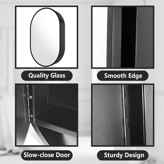 MiMirror Oval Medicine Mirror mimirror