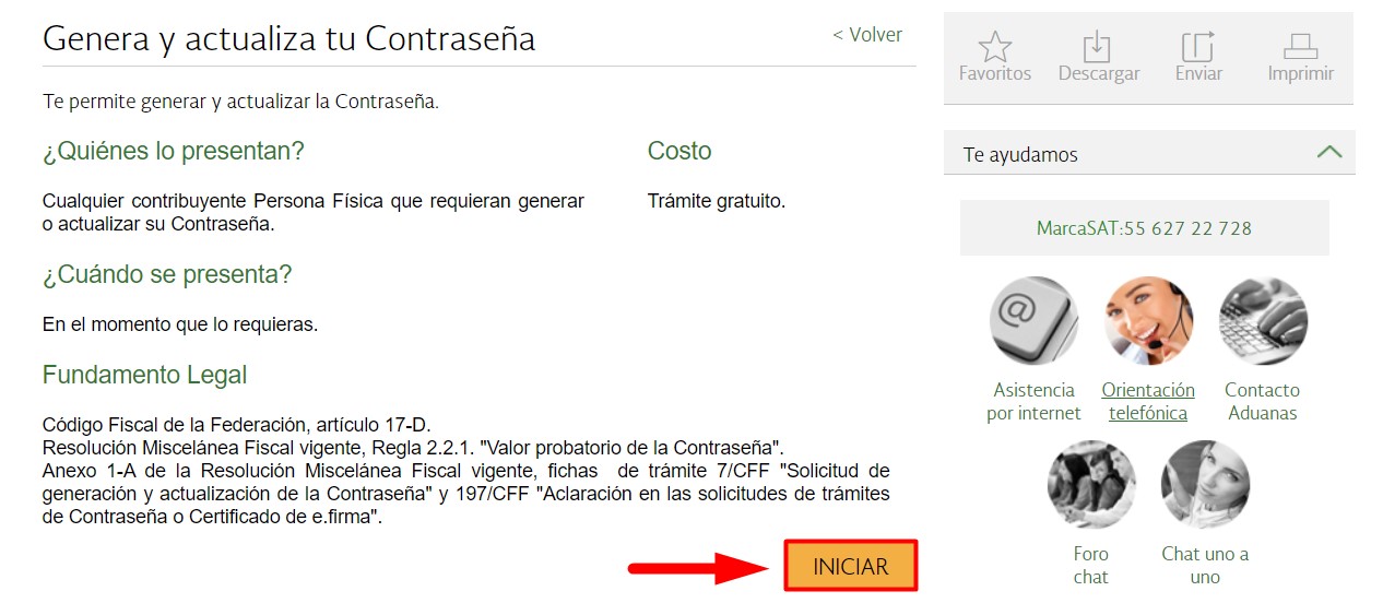 Contraseña del SAT Cómo generarla en 3 pasos