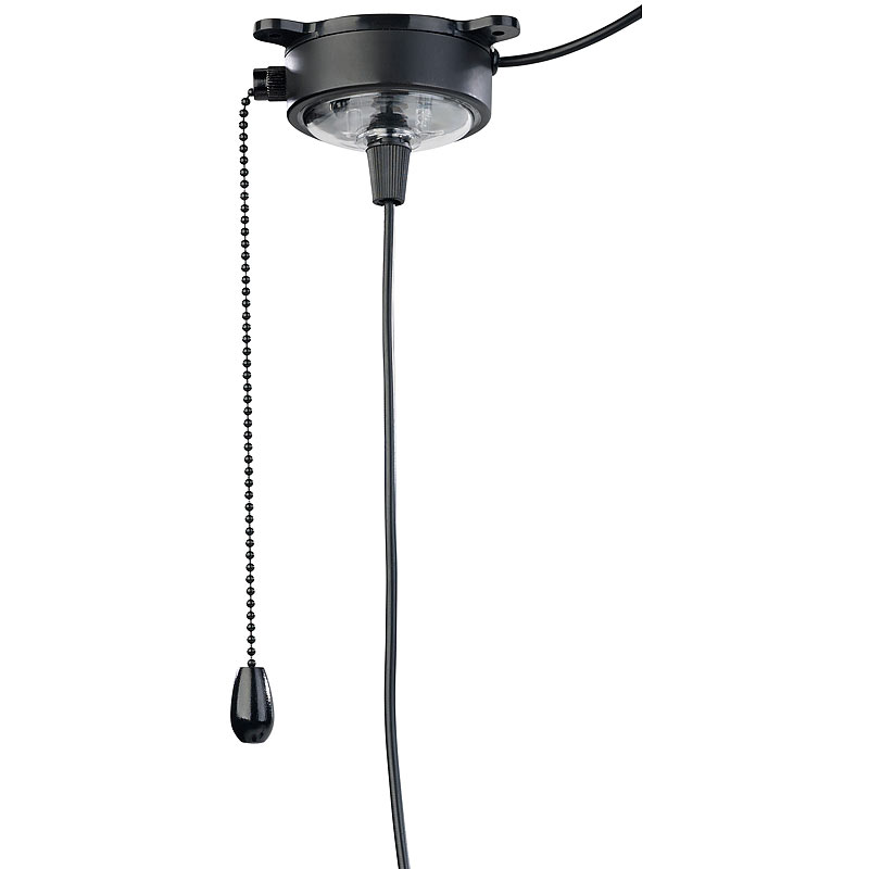 Lunartec SolarLEDHängeleuchte mit Zugschnur und Fernbedienung, 40 Lumen, IP44 eBay