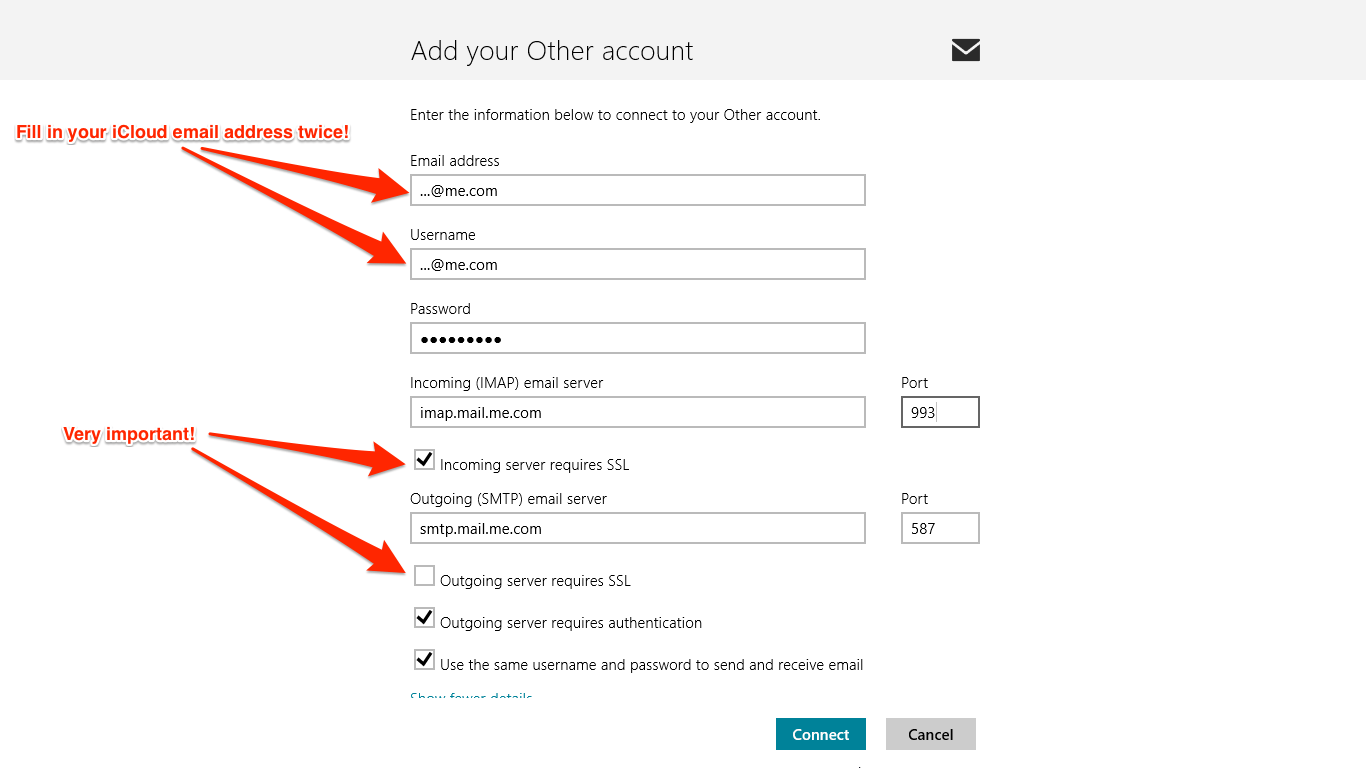 Setting Up iCloud Email in Windows 8.1 Mail App miapple.me