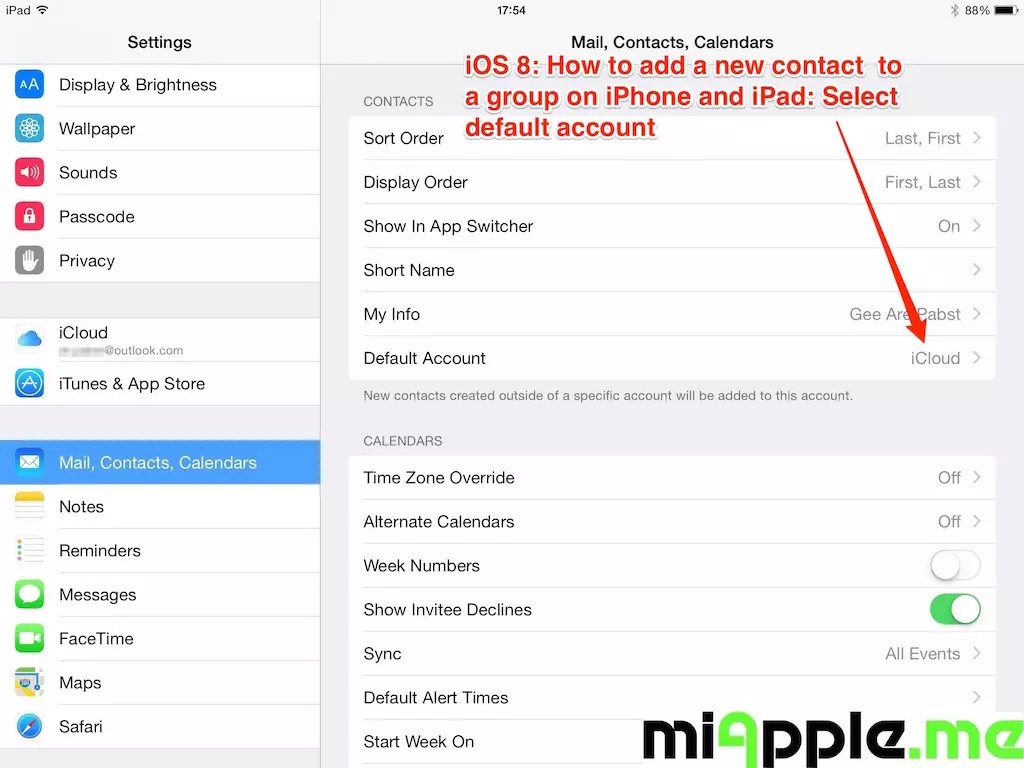 iOS How To Add A Contact To A Group On iPhone And iPad miapple.me