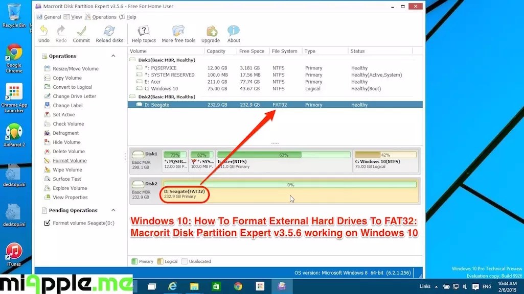 Windows 10 How To Format External Hard Drives To FAT32 miapple.me