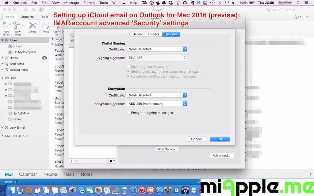 Setting up mac mail outgoing imap server blackberryper