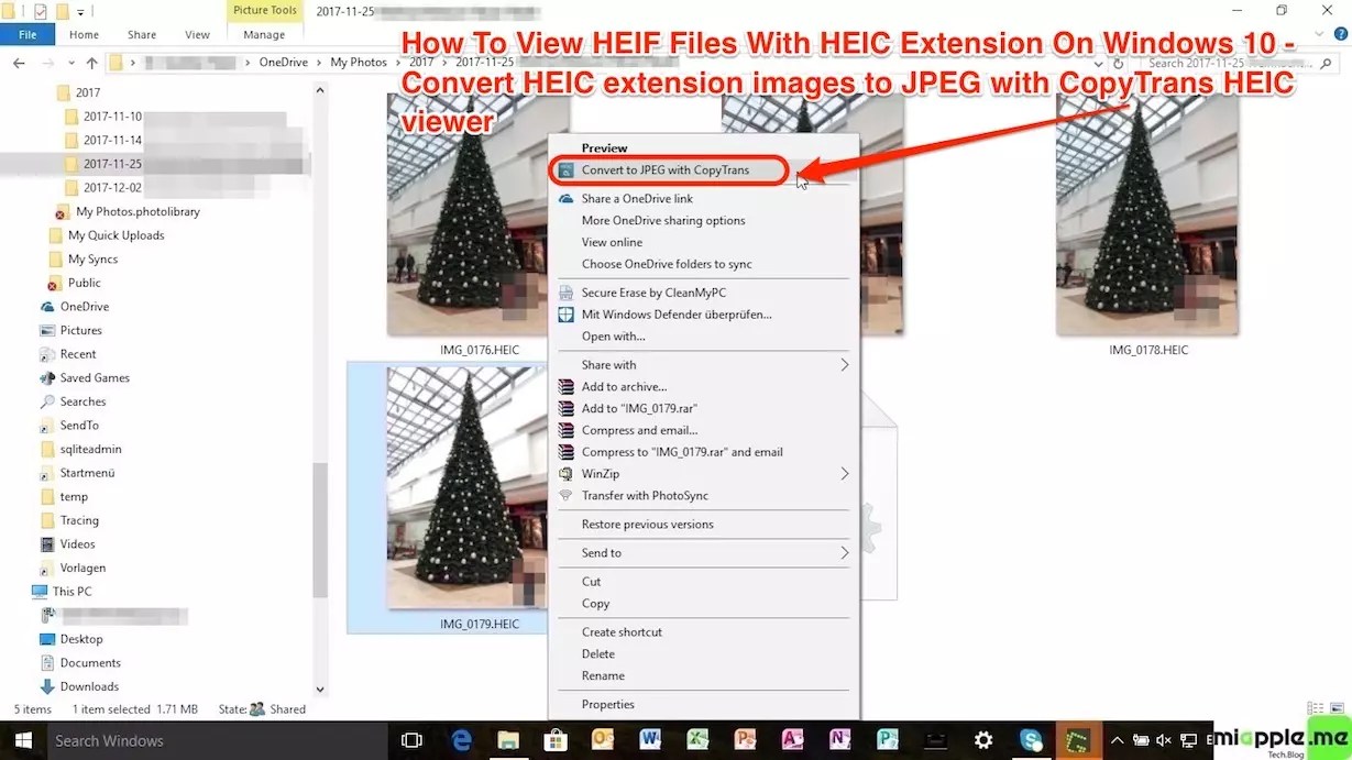 How To Open HEIF Files With HEIC Extension On Windows 10 miapple.me