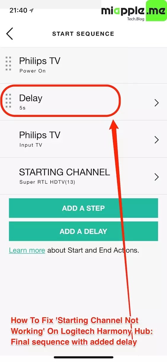 Harmony Hub Fixing 'Starting Channel Not Working' miapple.me Tech.Blog