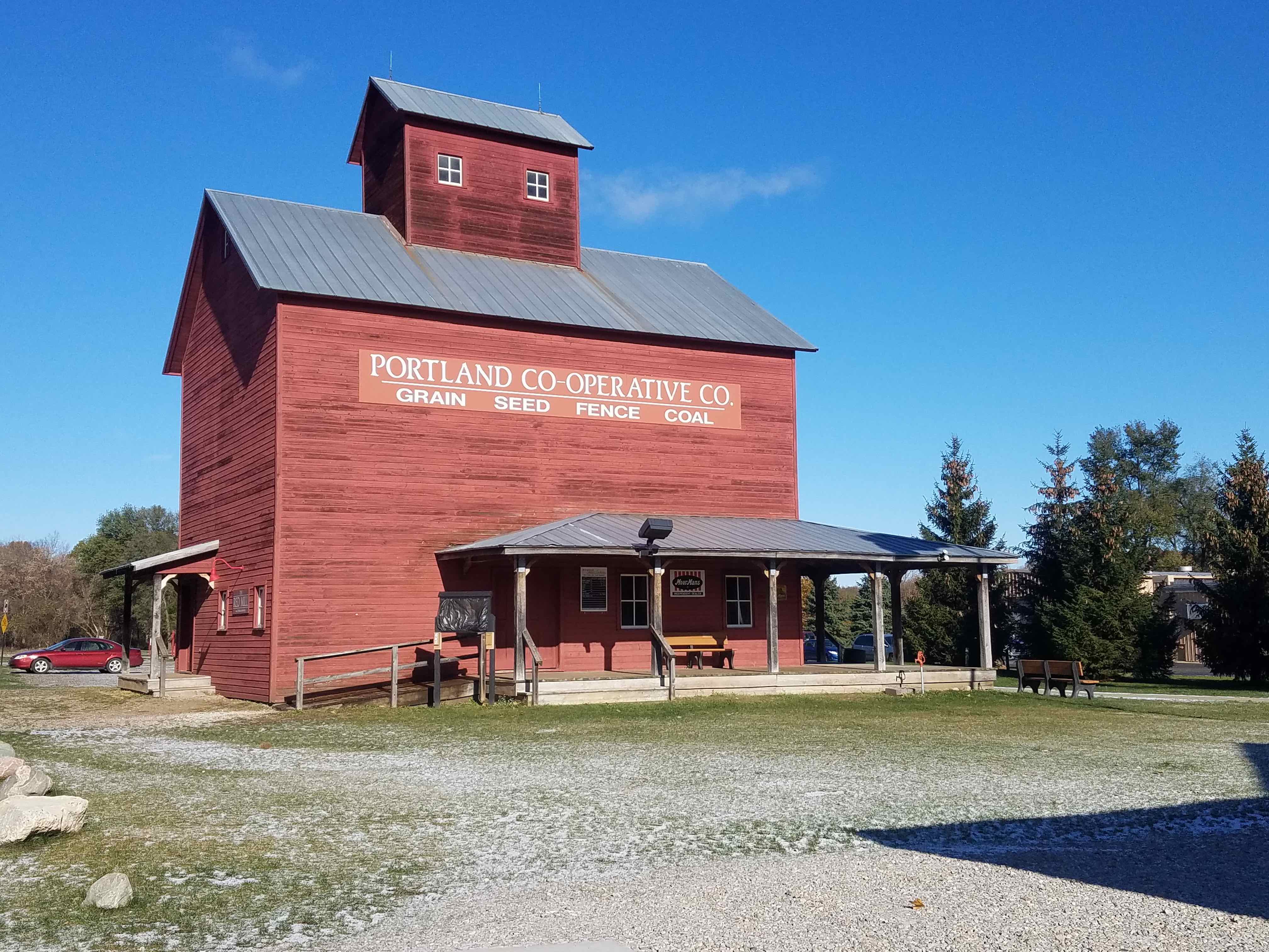 Old Red Mill and Pavilion Michigan Barn Preservation Network