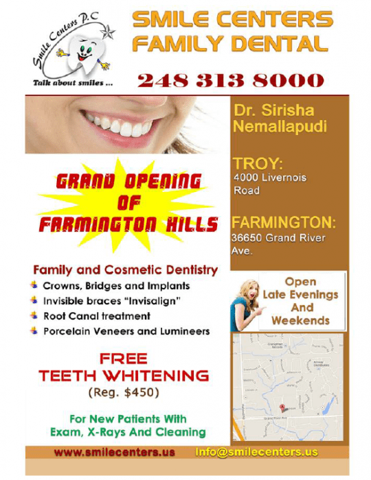 Dr. Sirisha Nemallapudi Smiles Center P.C. mibihar