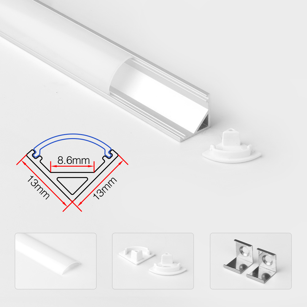 AL1313VR V Shape Channel Aluminium do taśmy LED MiBoxer