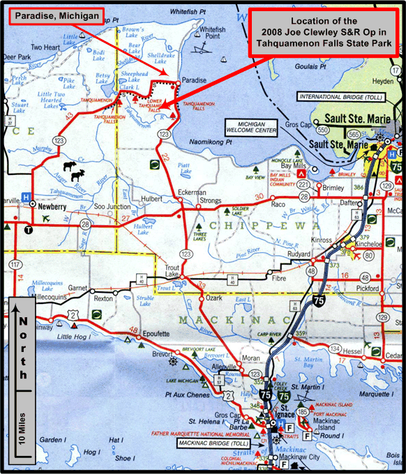 Road Map Of Upper Peninsula Michigan TheRuckSack Joseph Clewley