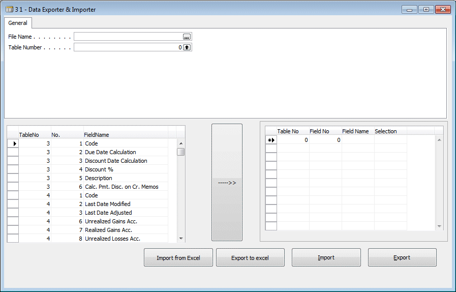 Universal Excel/Notepad Importer & Exporter