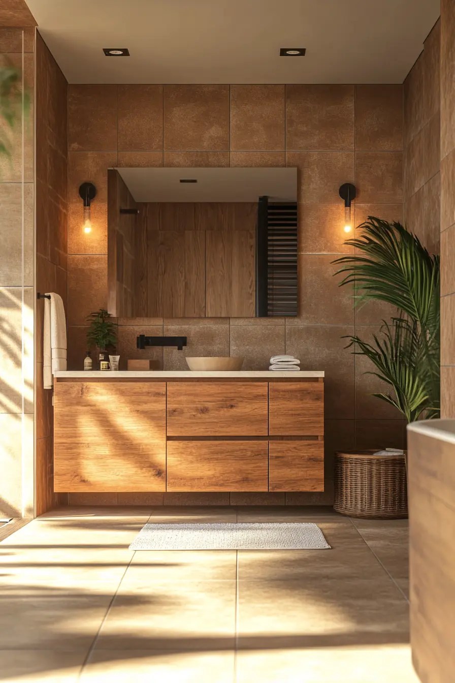 NatureInspired Elegance 40 Organic Modern Bathroom Concepts VIVA