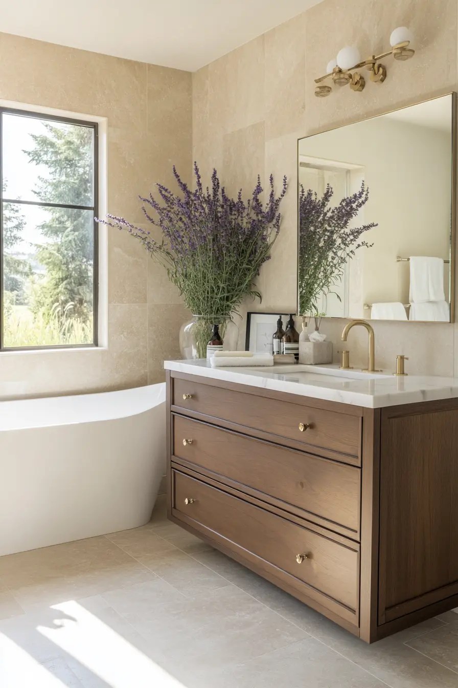 NatureInspired Elegance 40 Organic Modern Bathroom Concepts VIVA