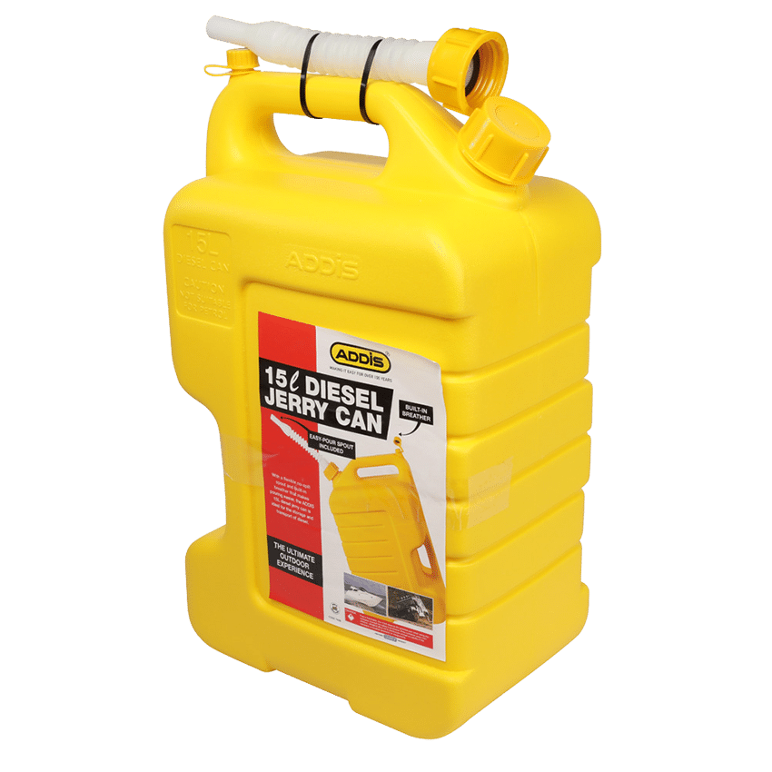 ADDIS YELLOW 15L DIESEL JERRY CAN Mica Online